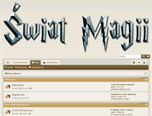 Tablet Screenshot of forum.swiat-magii.pl